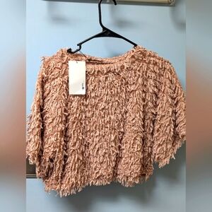 NWT Zara textured crop top